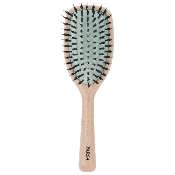 Parsa Beauty PARSA Beauty Pflegebürste Organic vegane Haarbürste groß oval in beige Fabrikverkauf