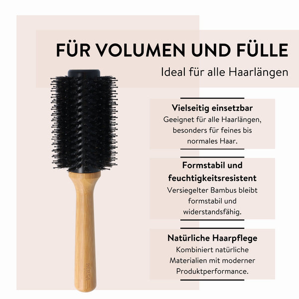 Parsa Beauty PARSA Beauty Bambus Volumenbürste Aloe Vera groß ø 33mm aus FSC®-zertifiziertem Bambus Online Shopping