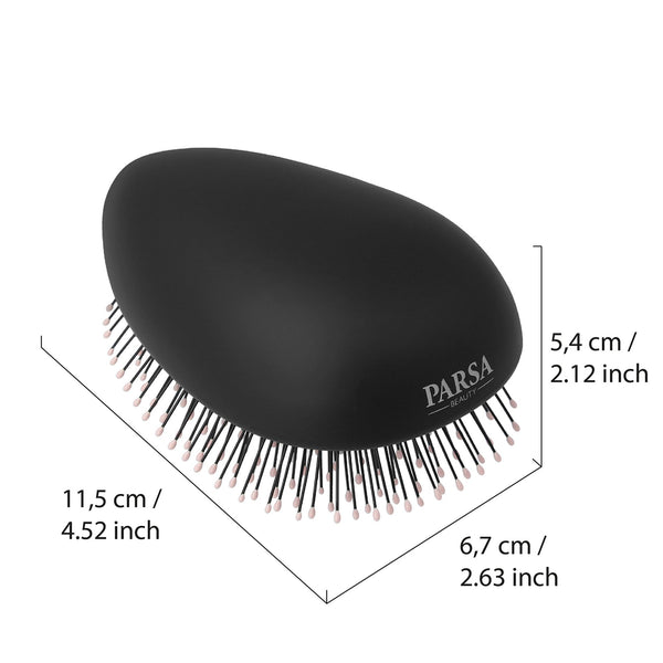 Parsa Beauty PARSA Beauty Entwirrbürste Compact Styler Haar Entwirrer in schwarz Zeitlich begrenztes Angebot