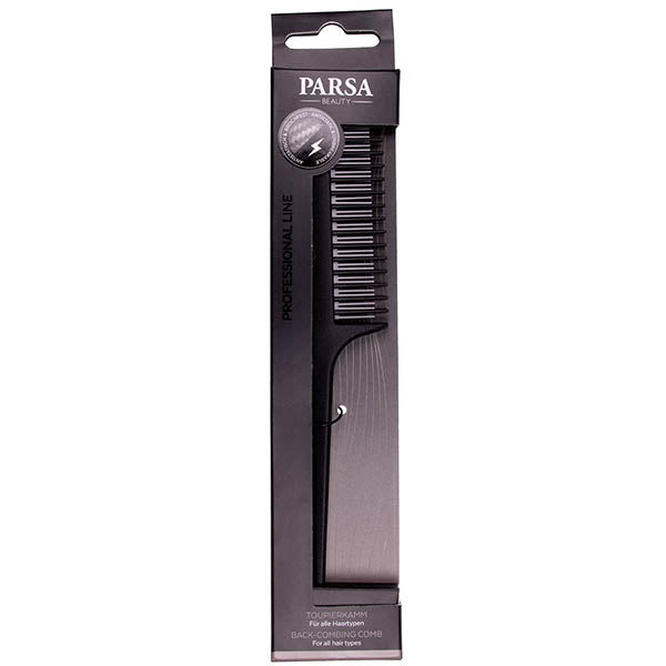 Parsa Beauty PARSA Beauty Professional Toupierkamm mit 3-reihiger Zahnung grau Tiefpreis
