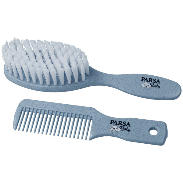Parsa Beauty PARSA Baby Pflegeset, Bürste und Kamm, Blau Discount Store für neue Produkte