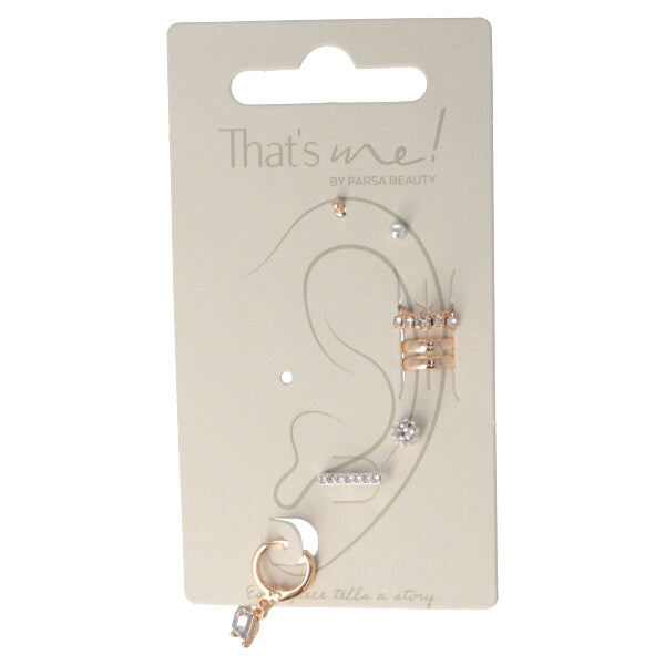 Parsa Beauty That's me by PARSA Beauty Mehrfachohrstecker mit Strass in Gold und Silber Fabrikladen