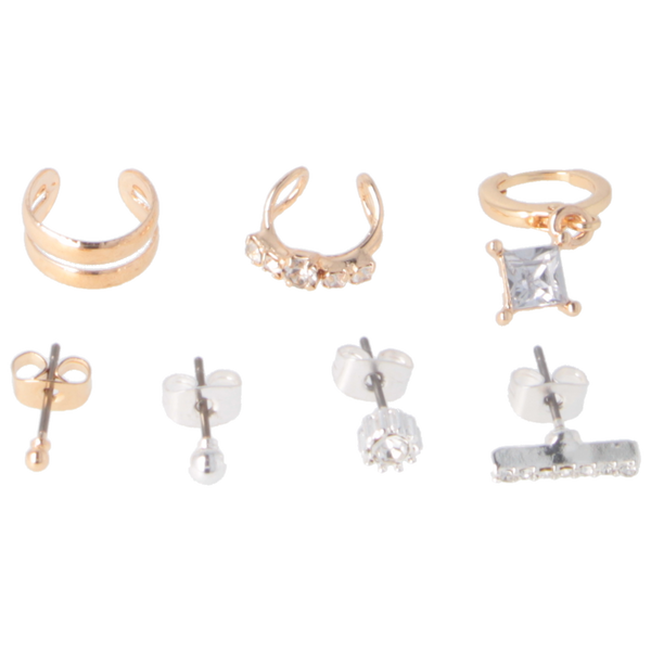 Parsa Beauty That's me by PARSA Beauty Mehrfachohrstecker mit Strass in Gold und Silber Fabrikladen