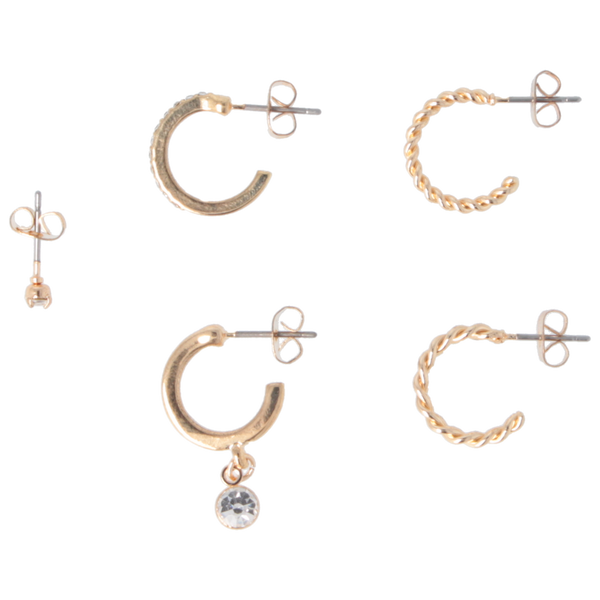 Parsa Beauty That's me by PARSA Beauty Mehrfachohrstecker mit Strass in Gold Speichern exportieren