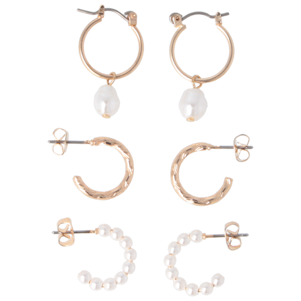 Parsa Beauty That's me by PARSA Beauty Ohrring-Set mit zeitlosen Perlendetails Im Verkauf