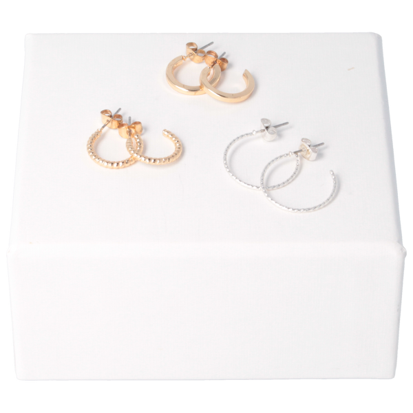 Parsa Beauty That's me by PARSA Beauty Creolen-Set mit goldener Farbe und fröhlichen Anhängern 2025