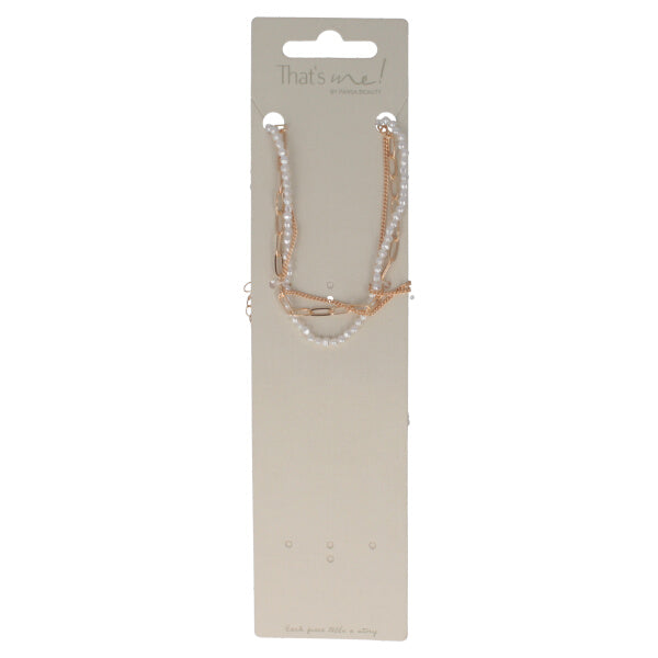 Parsa Beauty That's me by PARSA Beauty Kettenset in Gold mit Perlen im Angebot