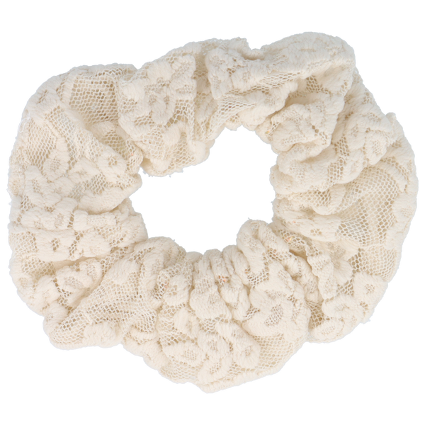Parsa Beauty PARSA Beauty Scrunchie aus hellem Spitzenstoff und innenliegendem Curly Loop Limitierter Zeitrabatt