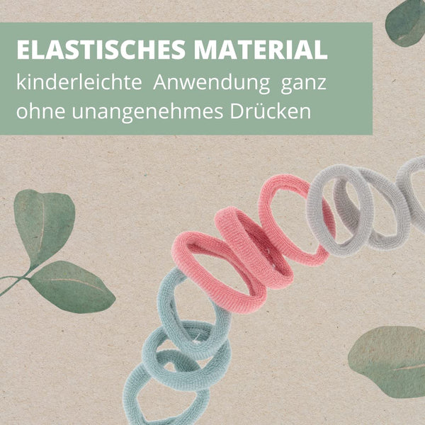 Parsa Beauty PARSA Beauty Nature Kids Haargummi gerippt mit Bambusviskose, 9 Stk Zeitlich begrenztes Angebot