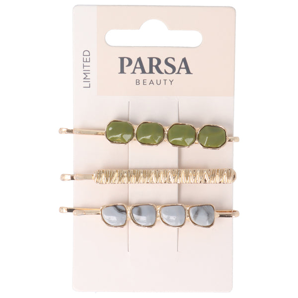 Parsa Beauty PARSA Beauty Haarklemme Steine grün 3Stk Bis zu 50% Rabatt