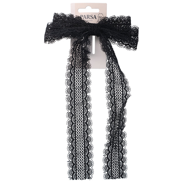 Parsa Beauty PARSA Beauty Patentspange Schleife schwarz Sonderangebot der Fabrik