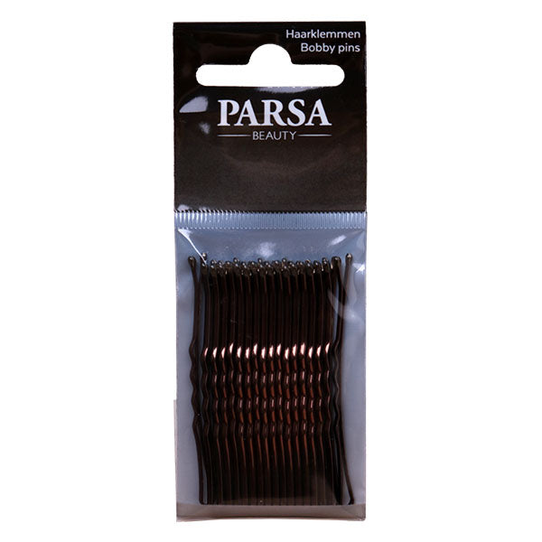 Parsa Beauty PARSA Beauty Haarklemmen 60mm, gewellt, braun 18Stk Vierteljährliche Förderung