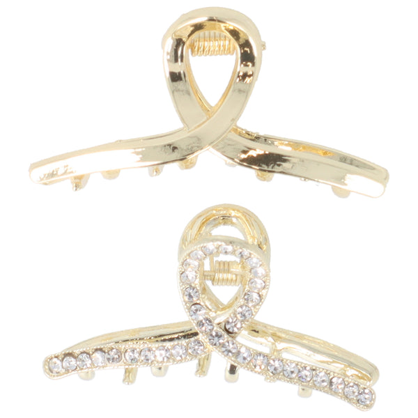 Parsa Beauty PARSA Beauty Haarklammer Strass gold 2Stk im Angebot