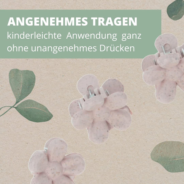 Parsa Beauty PARSA Beauty Nature Kids Haarklammer Blütenform mit Weizenstroh, 6 Stk Rabatt