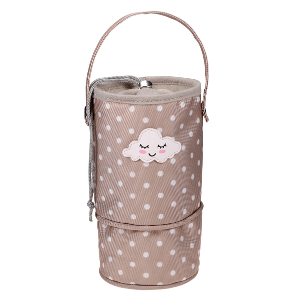 Parsa Beauty PARSA Baby Isolierflasche beige mit Wolkenstickerei 1Stk Black Friday