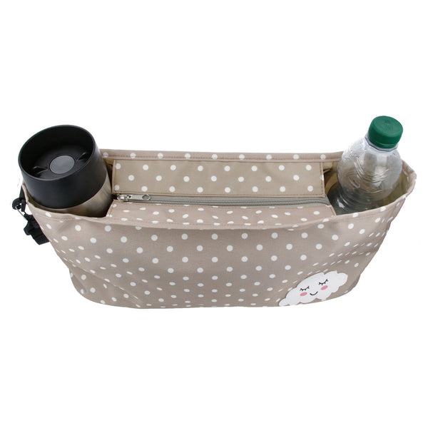 Parsa Beauty PARSA Baby Kinderwagentasche beige mit Wolkenstickerei Weihnachtsangebot