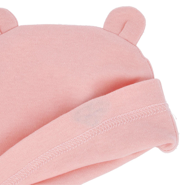 Parsa Beauty PARSA Baby Mütze rosa mit Öhrchen und Wölkchenstickerei 1Stk Vatertagsangebot