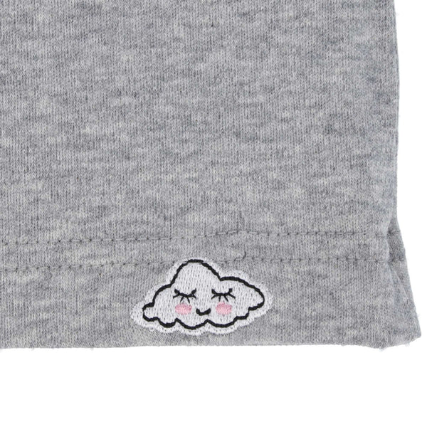 Parsa Beauty PARSA Baby Mütze grau mit Öhrchen und Wölkchenstickerei 1 Stk Valentinstagsangebot