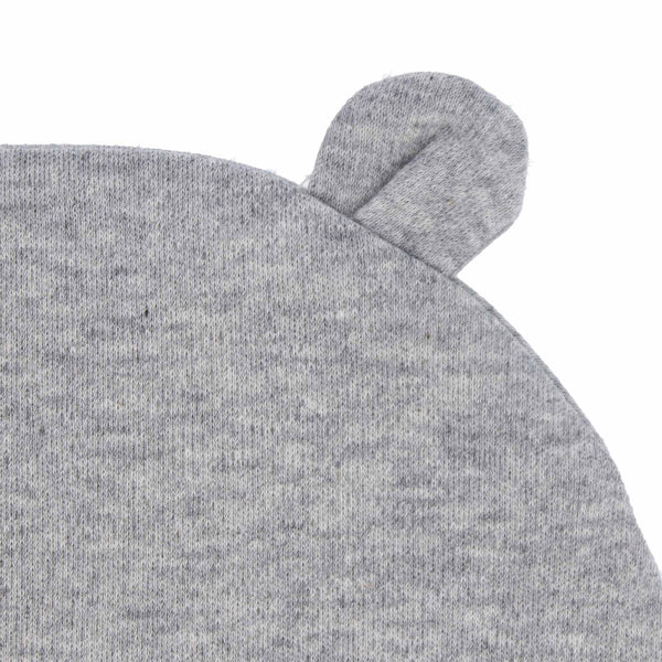 Parsa Beauty PARSA Baby Mütze grau mit Öhrchen und Wölkchenstickerei 1 Stk Valentinstagsangebot