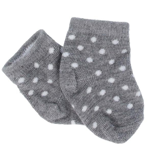 Parsa Beauty PARSA Baby Söckchen grau mit weißen Punkten Top Angebot
