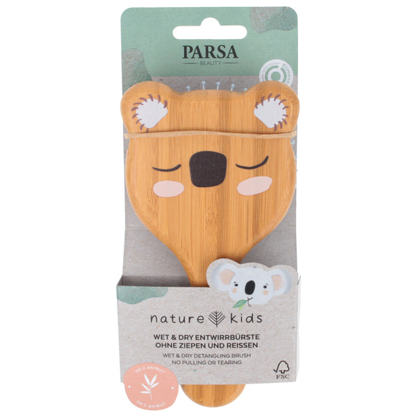 Parsa Beauty PARSA Beauty Nature Kids Wet&Dry Bürste Koalaprint aus FSC®-zertifiziertem Bambus Speichern exportieren