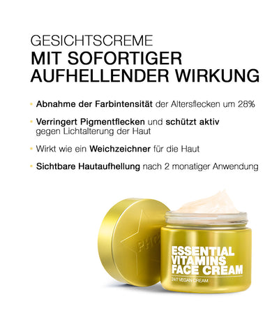 PHC Skincare ESSENTIAL VITAMINS FACE CREAM 24/7 Discount Store für neue Produkte