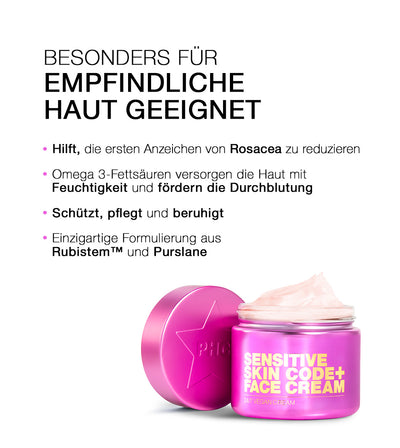PHC Skincare SENSITIVE SKIN CODE+ FACE CREAM Nur noch ein Tag übrig