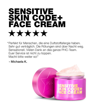 PHC Skincare SENSITIVE SKIN CODE+ FACE CREAM Nur noch ein Tag übrig