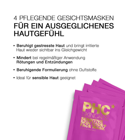 PHC Skincare SENSITIVE SKIN CODE+ FACE MASK Fabrik Onlineshop