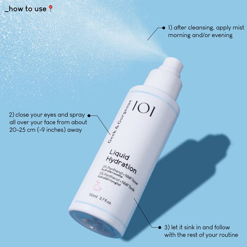 Geek & Gorgeous Liquid Hydration (110ml) Letzte 3 Tage