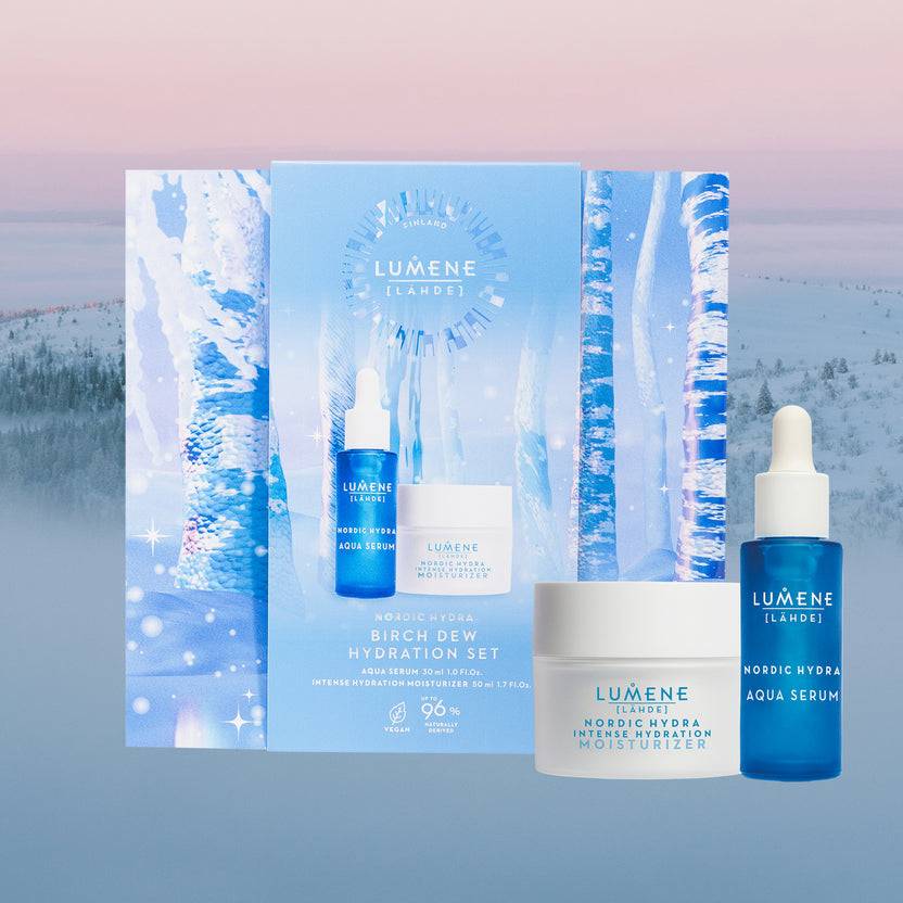 Lumene NORDIC HYDRA [LÄHDE] BIRCH DEW HYDRATION SET 2024 (80ml) Schlussverkauf