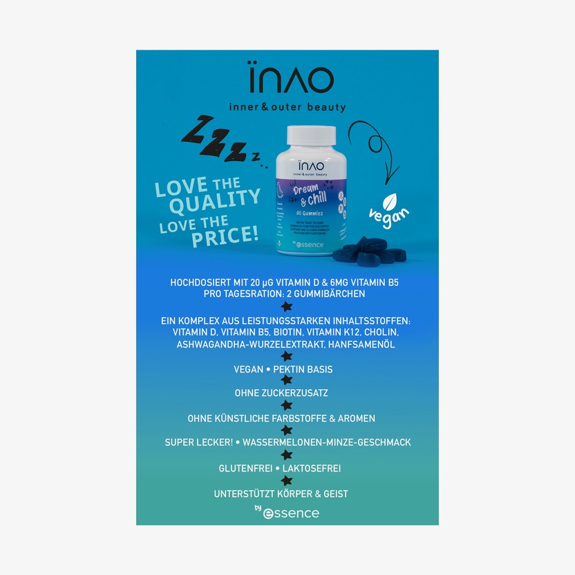 INAO by Essence Dream And Chill Gummies (180g) Letzte 3 Tage