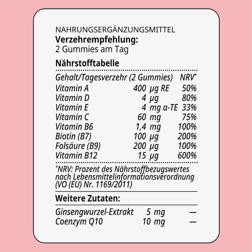 INAO by Essence Energy Kick Gummies 3 Month Bundle Vierteljährliche Förderung