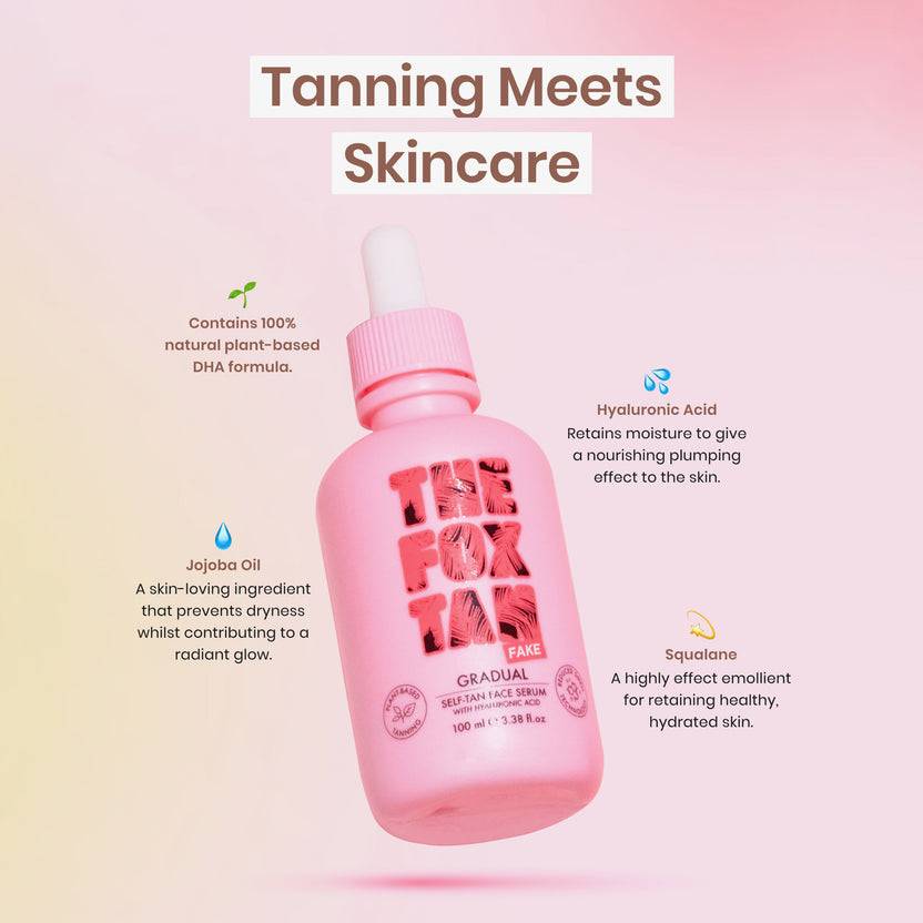 The Fox Tan Gradual Self-Tan Face Serum (100ml) Begrenztes Angebot