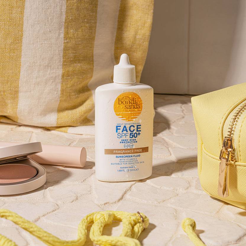 Bondi Sands SPF 50+ Fragrance Free Face Fluid (50ml) Bis zu 65% Rabatt