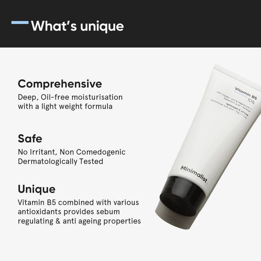 Minimalist Vitamin B5 10% Moisturizer (50g) Online