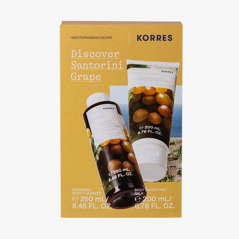 KORRES SANTORINI GRAPE Körperpflege Set (450ml) Lagerräumung