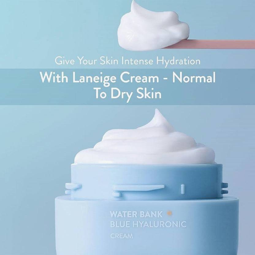Laneige Water Bank Blue Hyaluronic Cream For Normal to Dry Skin (50ml) Zeitlich begrenztes Angebot
