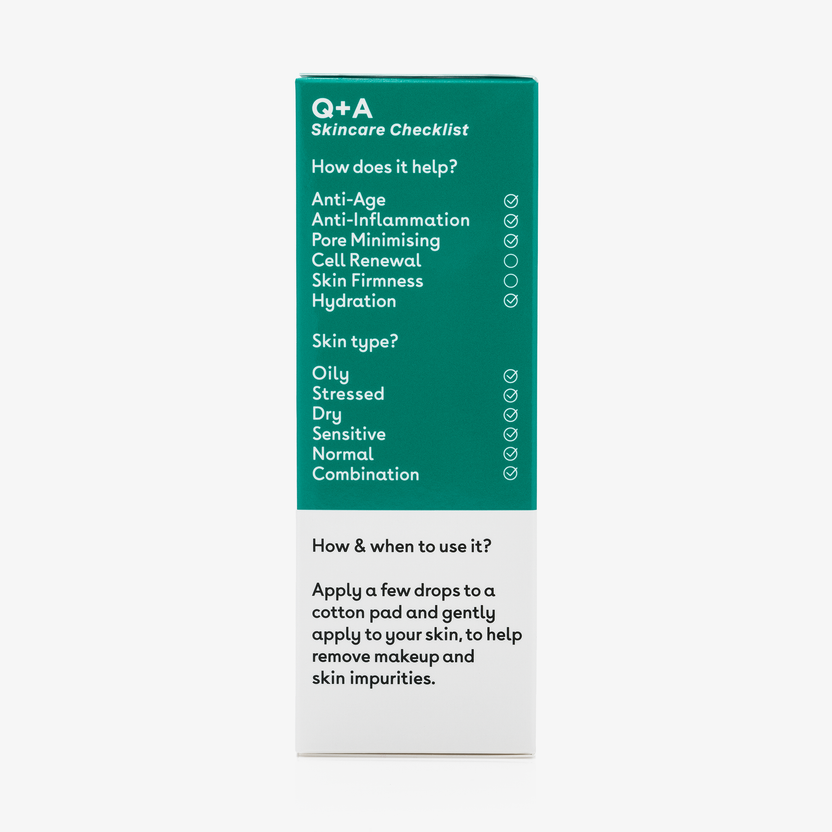 Q + A Skin Niacinamide Daily Toner 100ml (100ml) Kauf eins, bekomm eins gratis