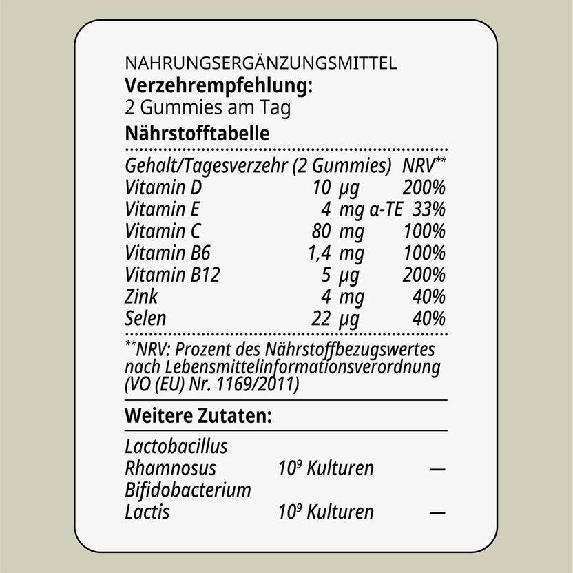 INAO by Essence Immune Tune Gummies 3 Month Bundle Räumungsverkauf