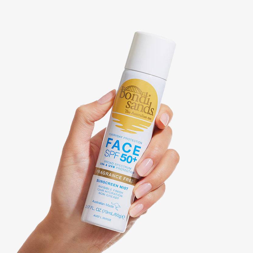 Bondi Sands SPF 50+ Fragrance Free Sunscreen Face Mist (60g) Bis zu 50% Rabatt