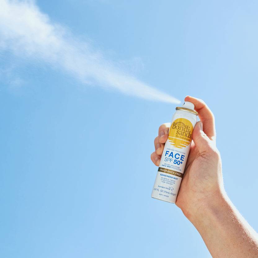 Bondi Sands SPF 50+ Fragrance Free Sunscreen Face Mist (60g) Bis zu 50% Rabatt
