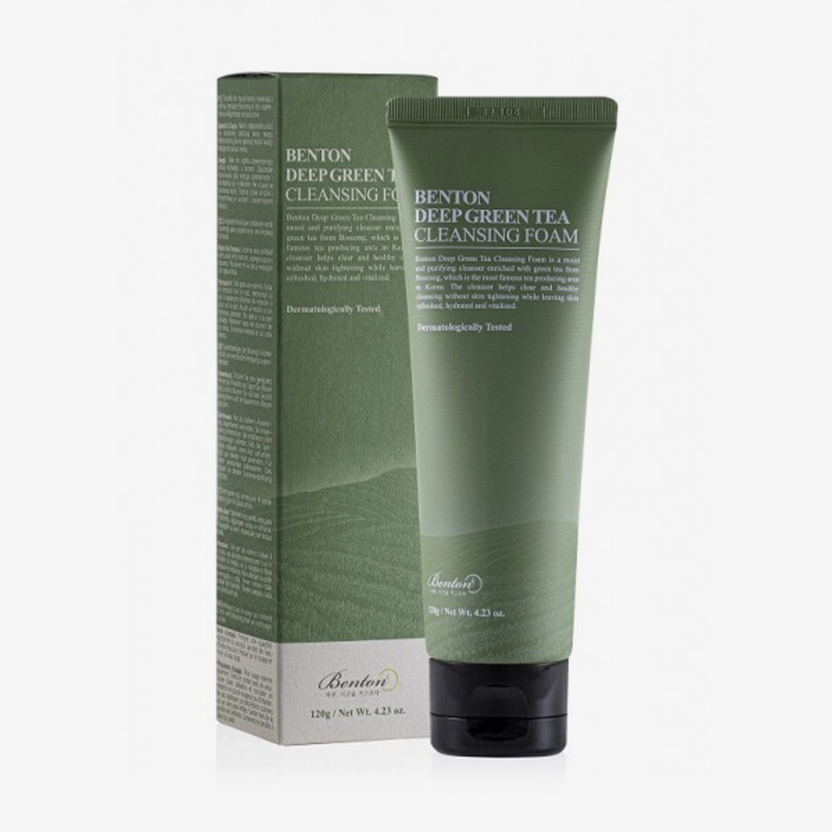 Benton Deep Green Tea Cleansing Foam (120g) 50% Rabatt für begrenzte Zeit