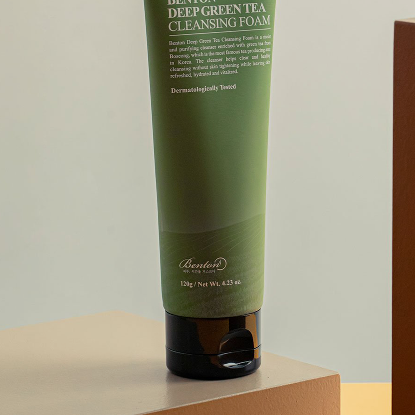 Benton Deep Green Tea Cleansing Foam (120g) 50% Rabatt für begrenzte Zeit