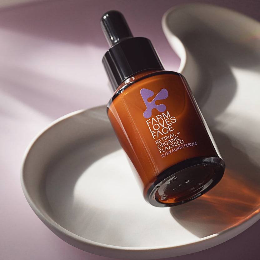 Farm Loves Face Retinal + Organic Flaxseed Slow Aging Serum (28ml) Outlet