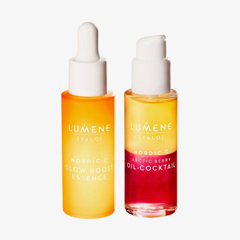 Lumene NORDIC-C [VALO] Essence + Oil-Cocktail Duo Set (60ml) Sonderangebot