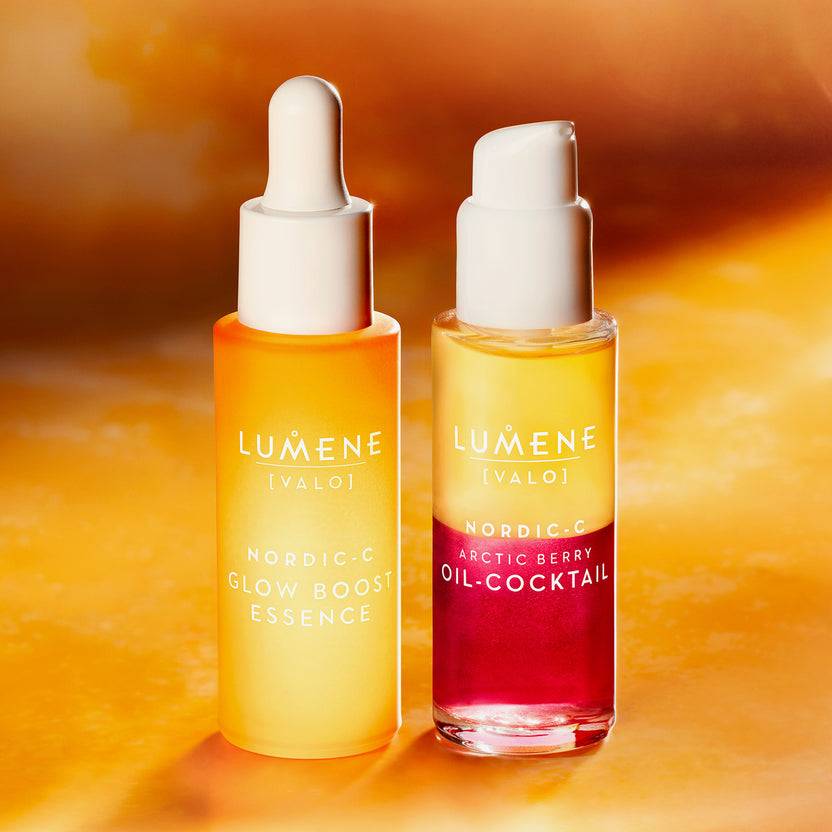 Lumene NORDIC-C [VALO] Essence + Oil-Cocktail Duo Set (60ml) Sonderangebot