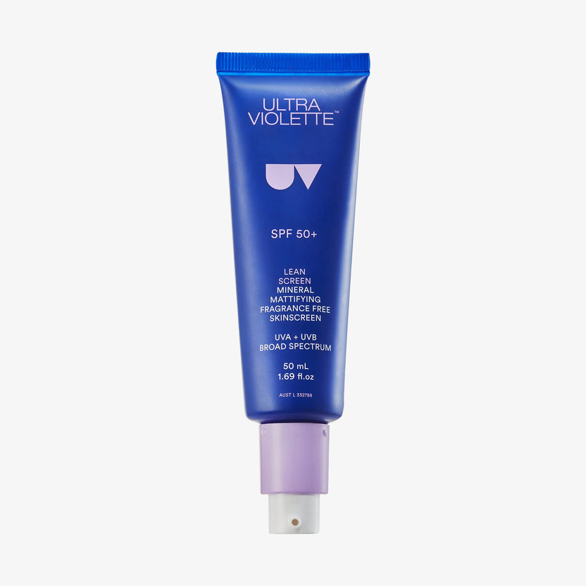 Ultra Violette Lean Screen Mineral Mattifying Fragrance Free Skinscreen SPF50+ (50ml) Begrenztes Angebot