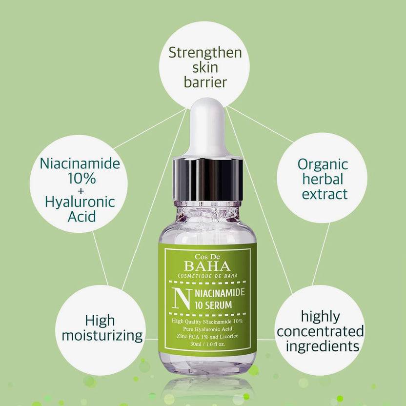 Cos de Baha Niacinamide Serum 30ml (N) (30ml) Nur für heute