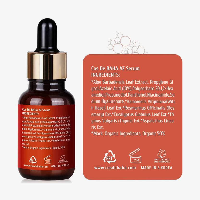 Cos de Baha Azelaic Acid 10% Serum 30ml (AZ) (30ml) Discount Store für neue Produkte